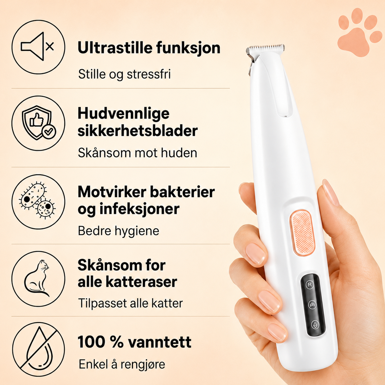 Beskytt katten din mot smuss og irritasjon